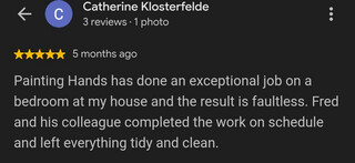 Catherine Klosterfelde - testimonial for Painting Hands