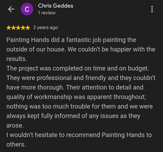 Chris Gedges - testimonial for Painting Hands