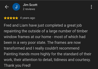 Jim Scott  - testimonial for Painting Hands